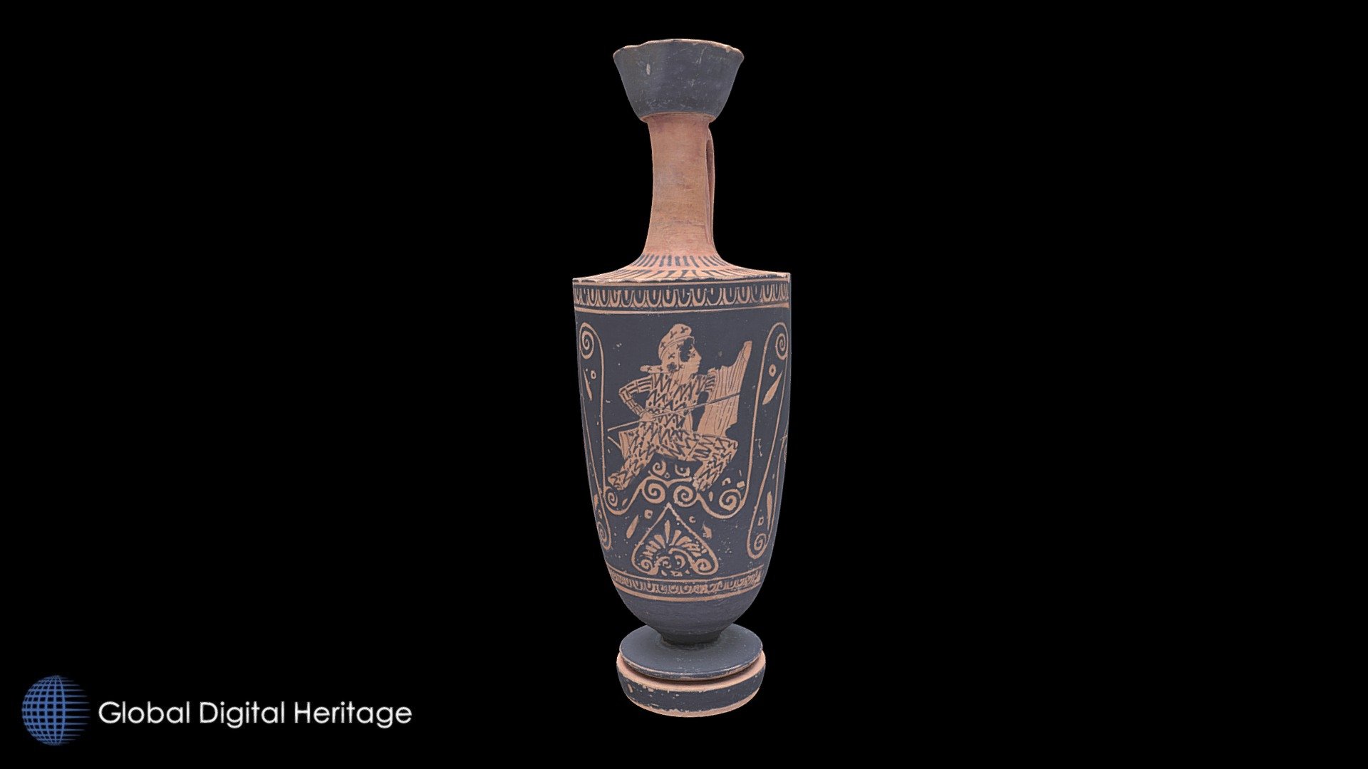 Red-figure lekythos depicting Amazon, Camarina