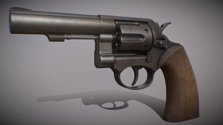Revolver 3D Model