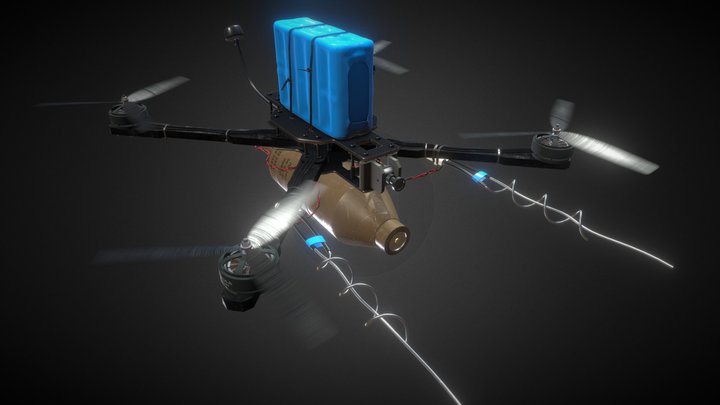 FPV Drone 3D Model