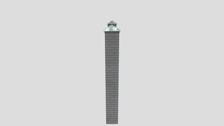 Fence industrial 3D Model