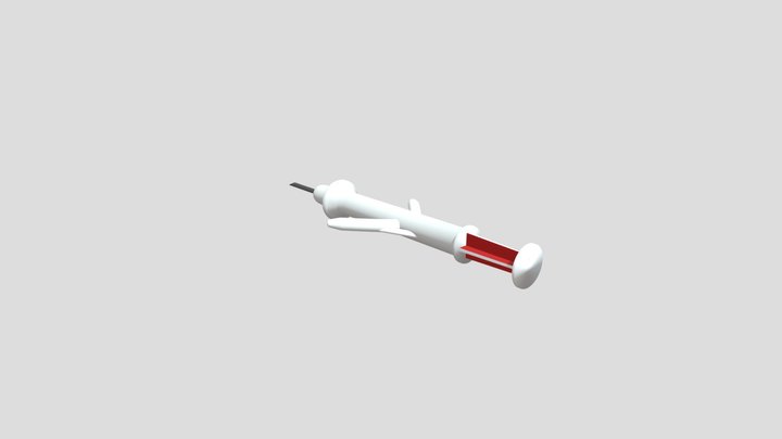 Microchip Syringe 3D Model