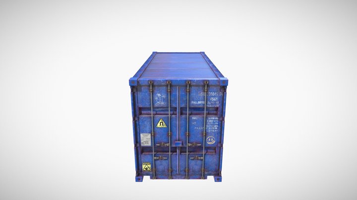 Classic Sea Container 3D Model
