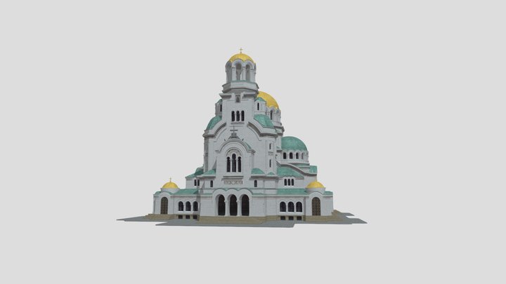 Alexander Nevsky Cathedral – Sofia 3D Model