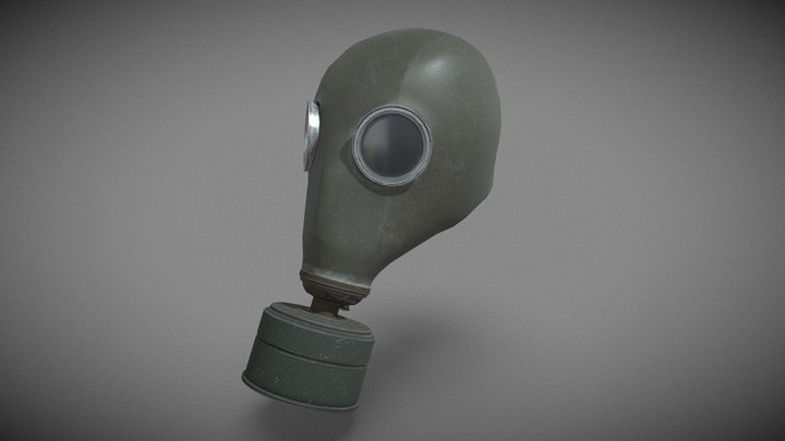 GP-5 gas mask 3D Model