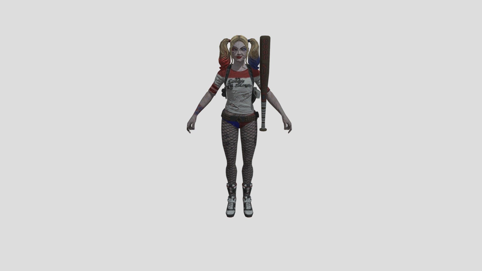 Харли Квинн - Download Free 3D model by Наруто (@yelena.aynalova.95 ...
