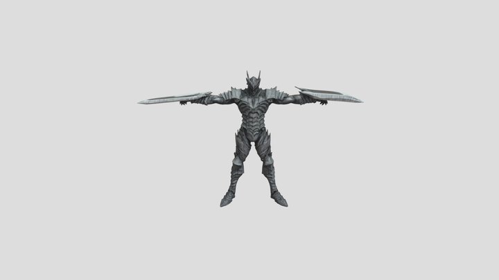 Dark Knight Ascendant, 3D Model