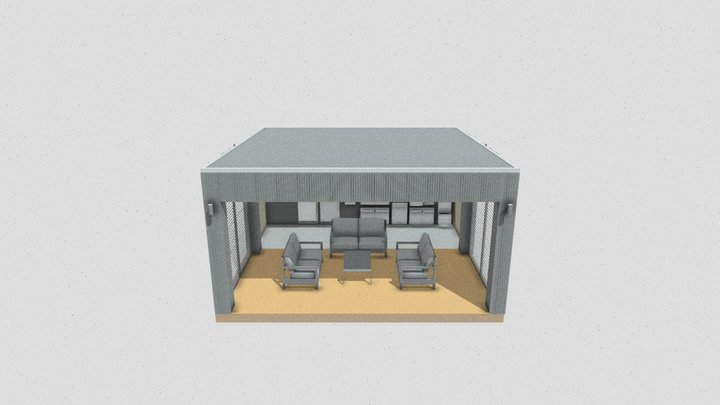 Беседка 3D Model
