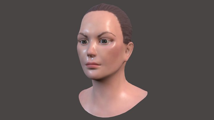 Female Bust 3D Model