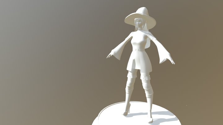 Female Model Practice 3D Model