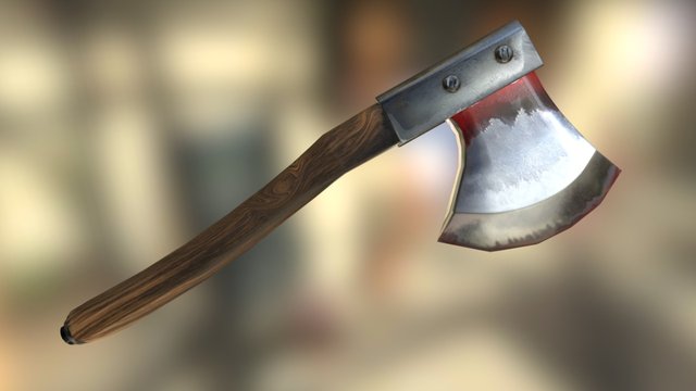 Chopping axe practice 3D Model
