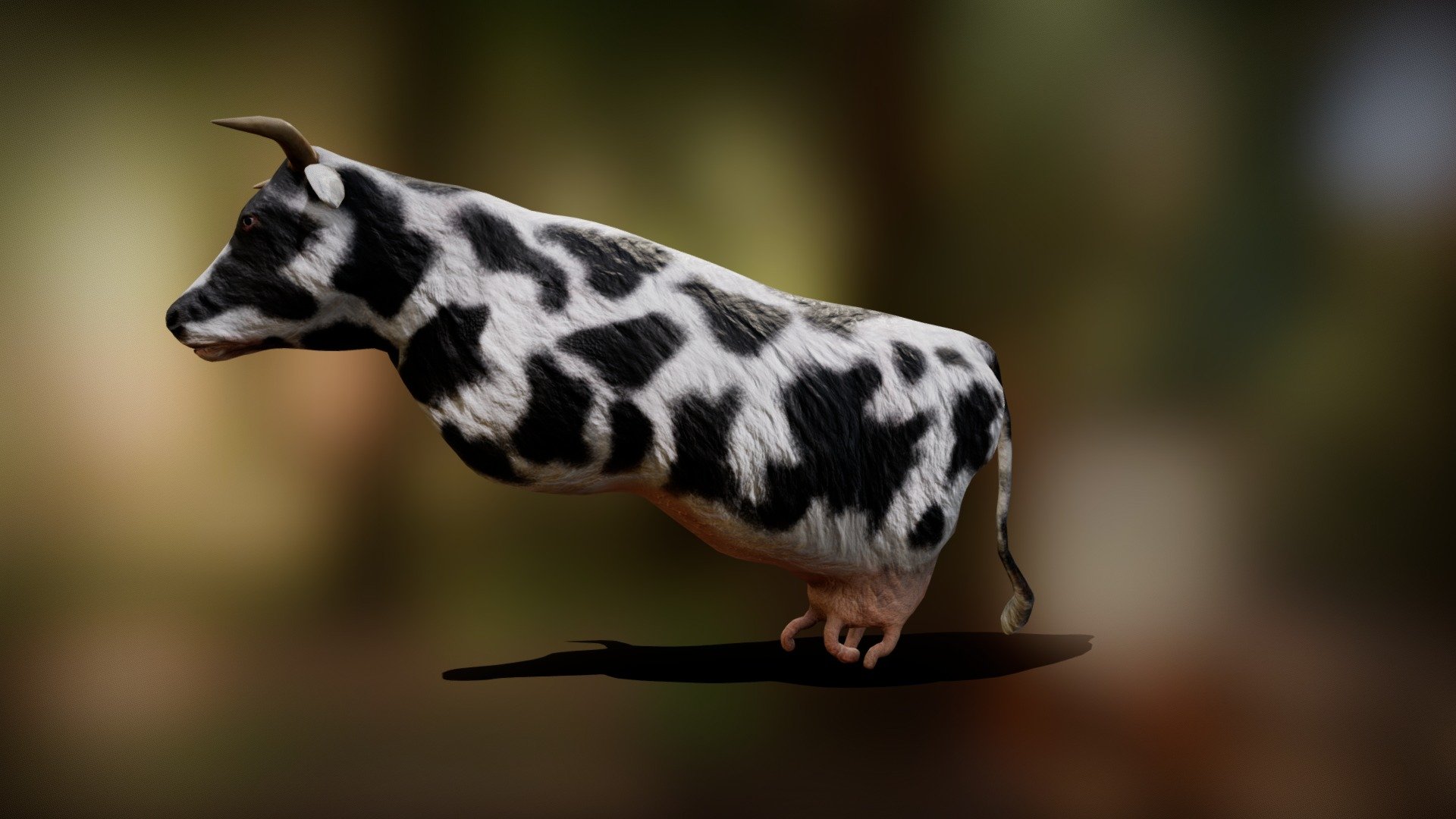 Very realistic cow