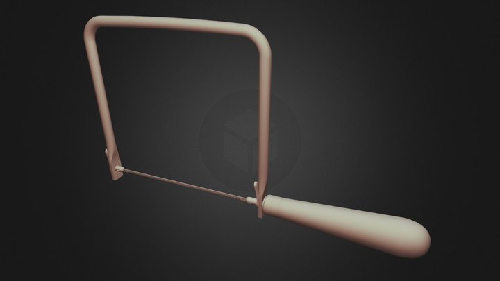 Wood Coping Saw 160 mm 3D Model