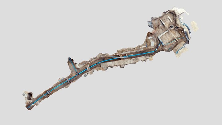 Canterbury Trench 3D Model