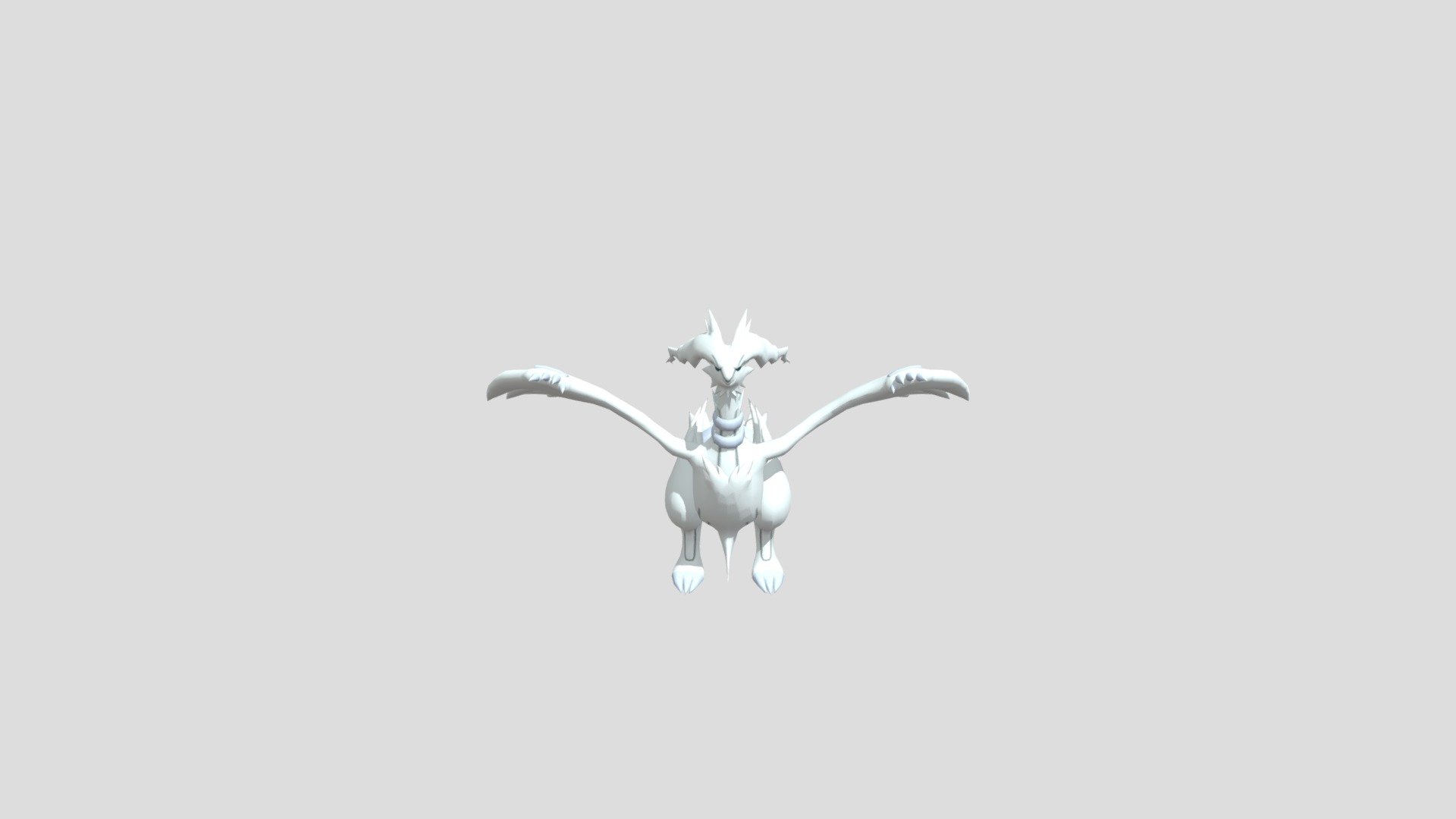 3D file Pokemon Reshiram 3d print 🐉・3D print model to download