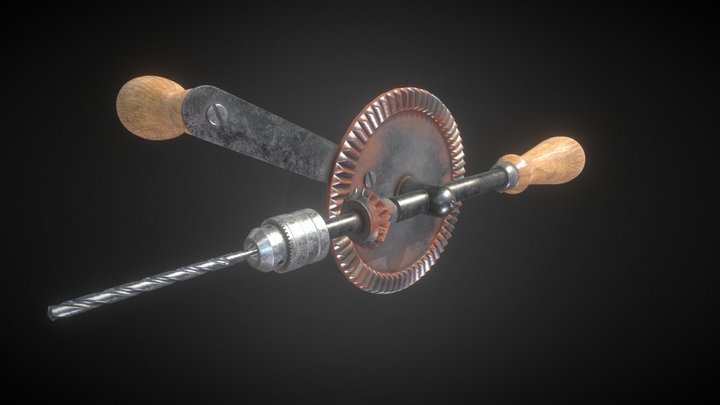 Hand Drill 3D Model