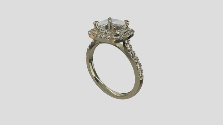 AHR005 goldring wedding engagement luxury – Modèle 3D gratuit STL