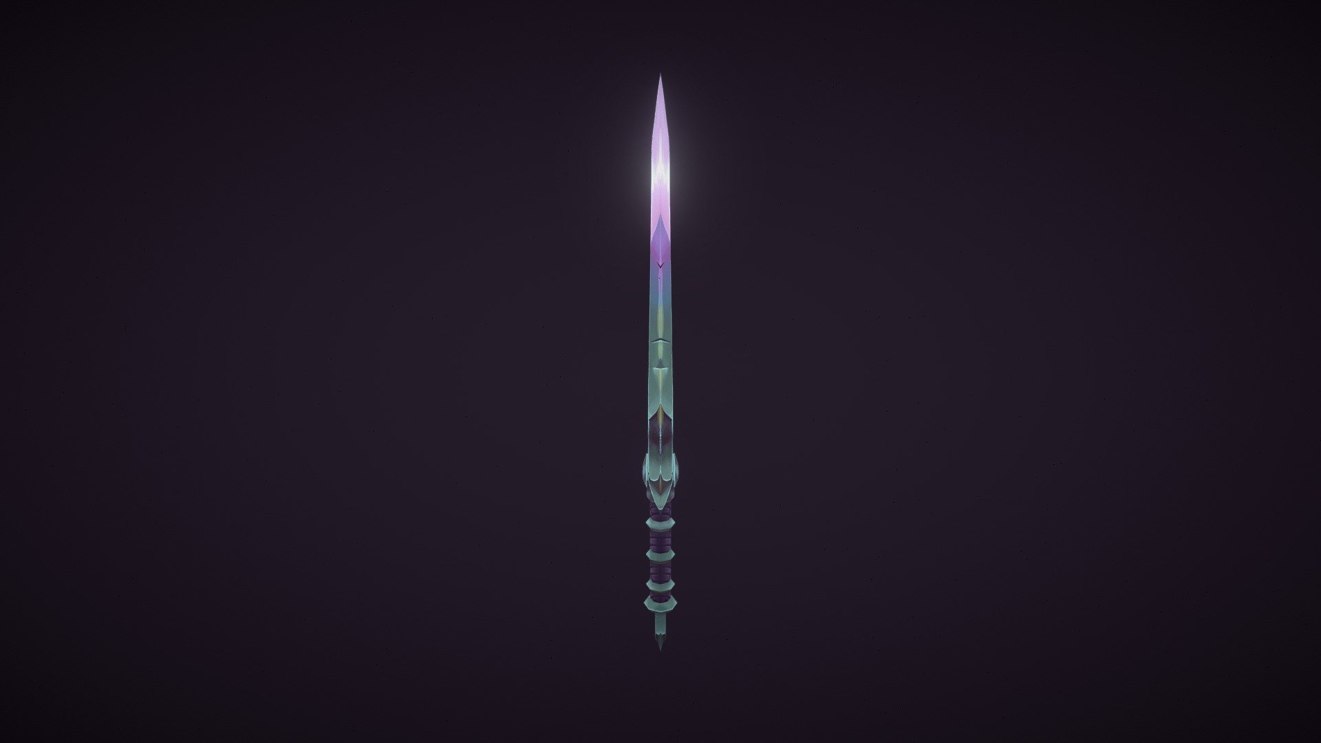 Stylized hand painted blade - 3D model by 9rrorka [d4756f7] - Sketchfab