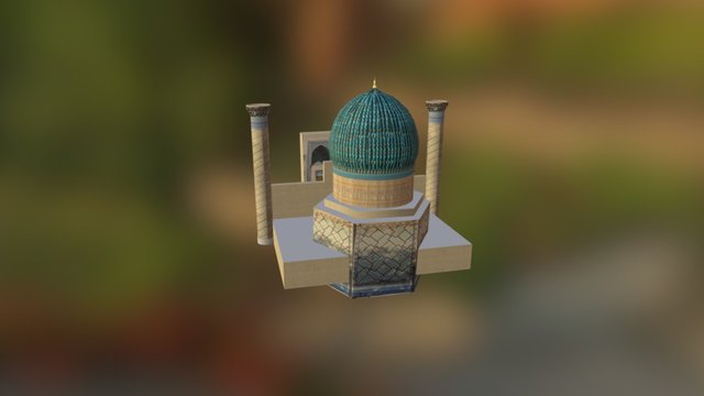 Gur Emir mausoleum 3D Model