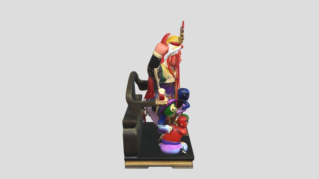 Ornate Deity 3d Model