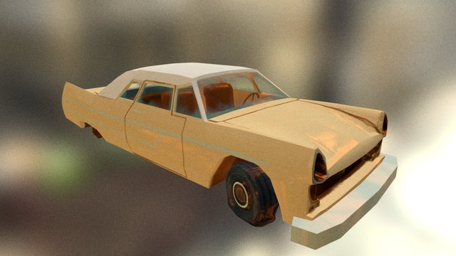 Carro Viejo 3D Model