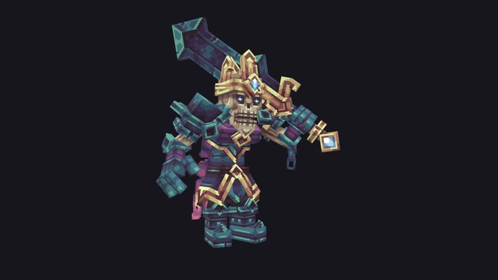 Skeleton king 3D Model