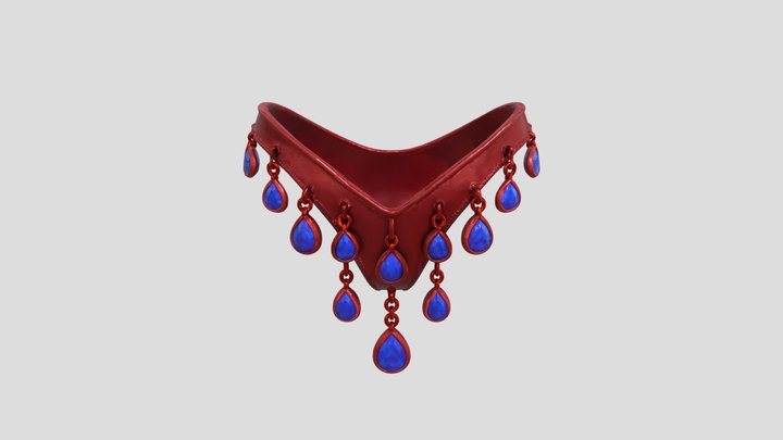 Crimson Jewel Dance 3D Model