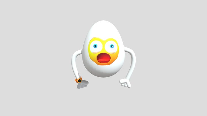 EGG VR PLAYER MODEL FOR THUMBNAILS (not rigged)