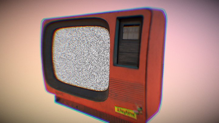 poppy playtime  tv 3D Model