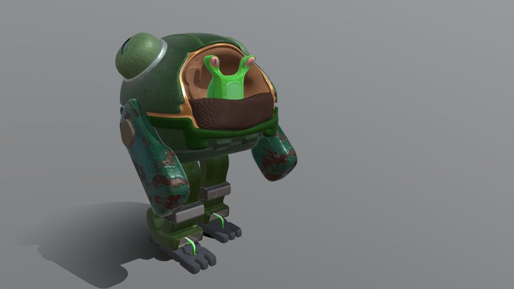 slug in robot 3D Model