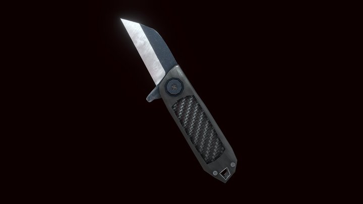 EDC Knife 3D Model