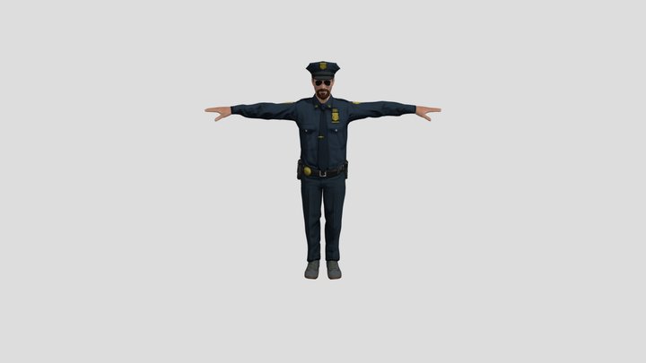 PoliceMan 3D Model