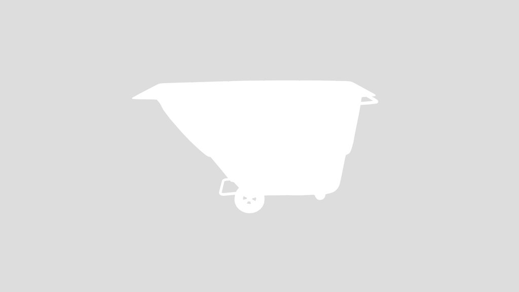 Heavy Duty Plastic Trash Cart