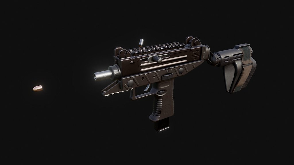 Nick Williams IWI UZI PRO - 3D model by nickwilliams [d47bdf5] - Sketchfab