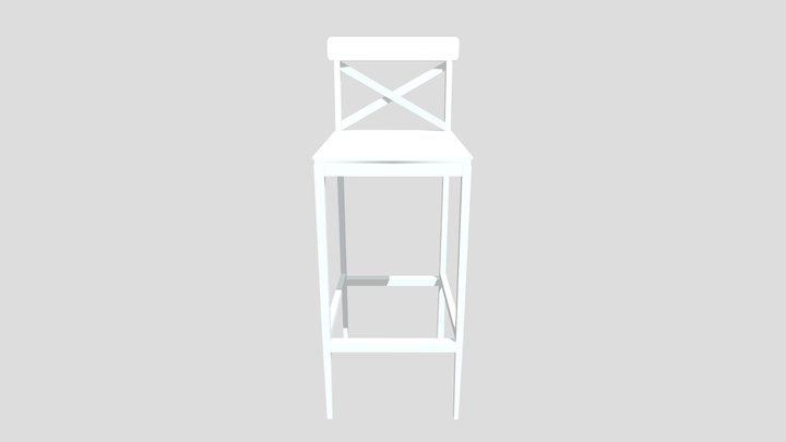 IKEA- Ingolf Bar Stool-3D 3D Model