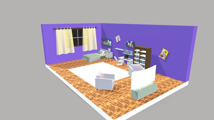 CuteRoom 3D Model