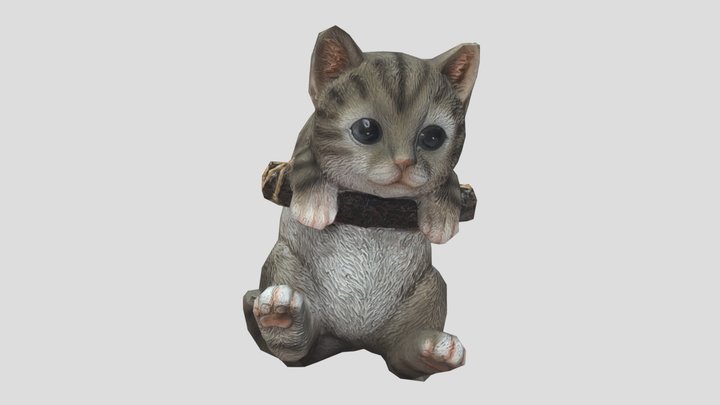 Kitten (Grey) – Free 3D Model STL