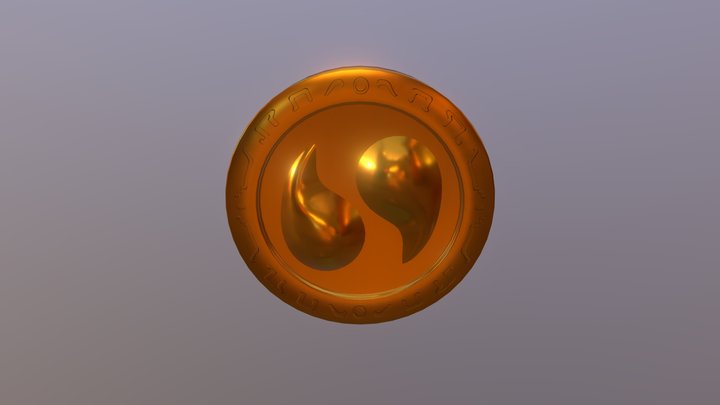 Legend of Zelda-OoT: Spirit Medallion 3D Model