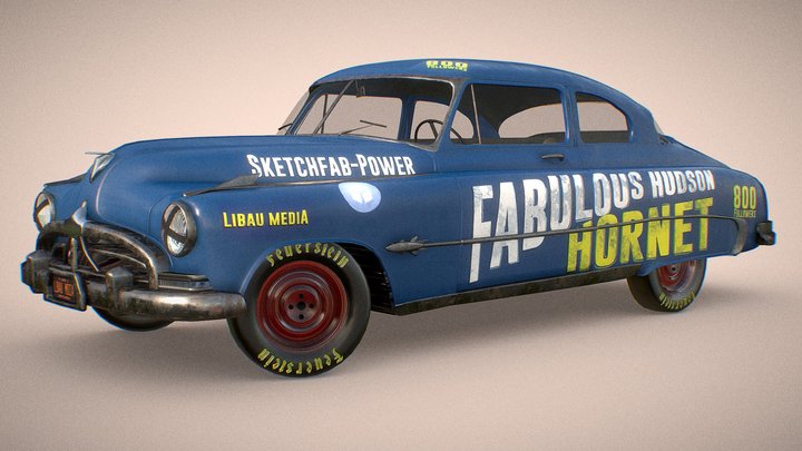 800 Follower Special Hudson Hornet Downloadable 3D Model