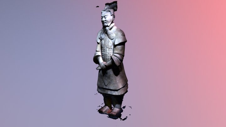 Chinese Statue 3D Model