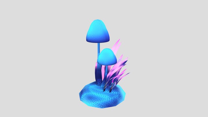 Mushrooms 3D Model