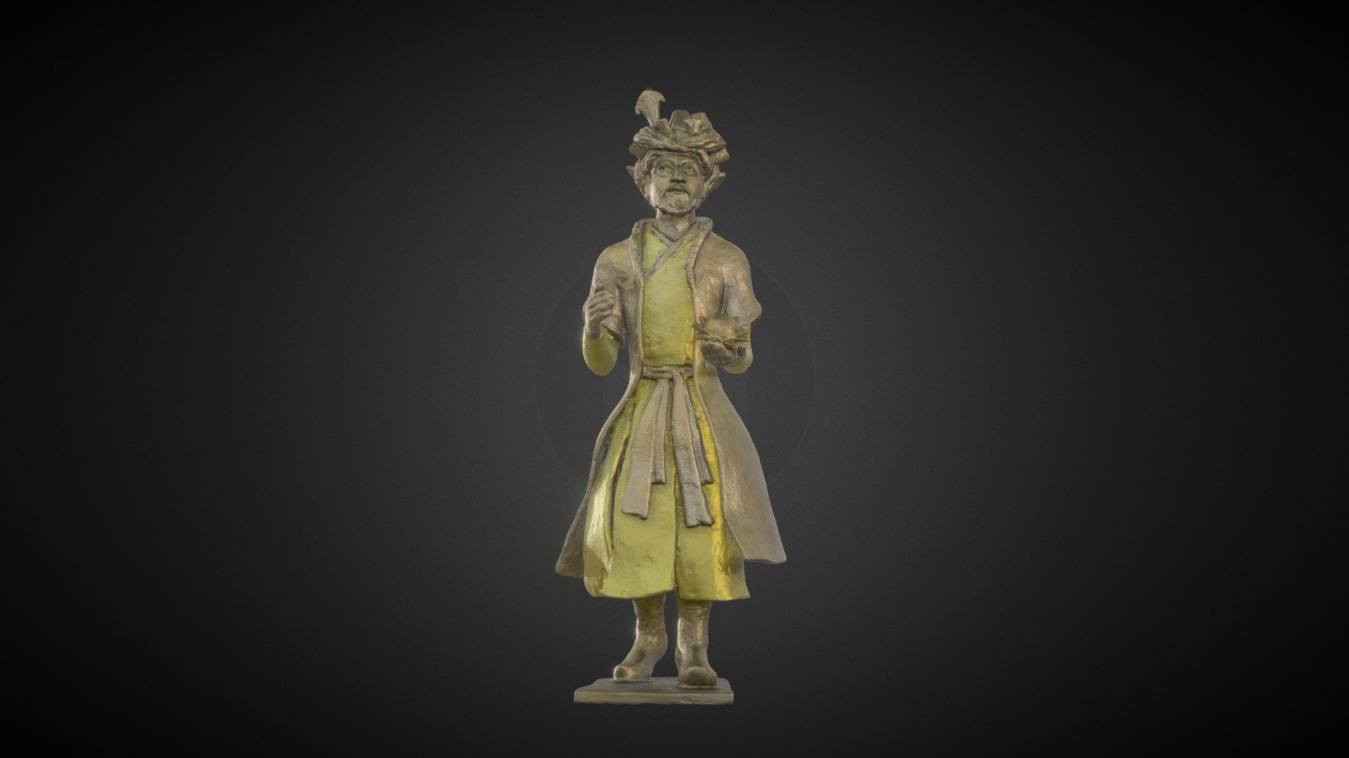 Humayun's Sculpture - Yellow Outfit - 3D model by aktc.museum [d47e510 ...