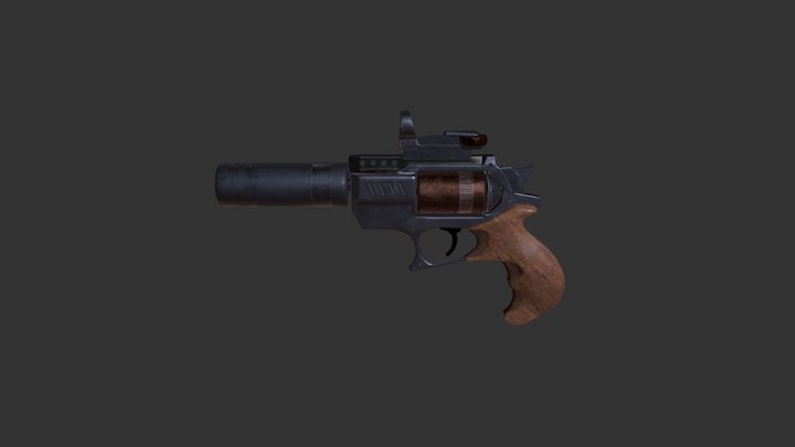 Revolver 3D Model
