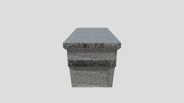 Stone Table 3D Model