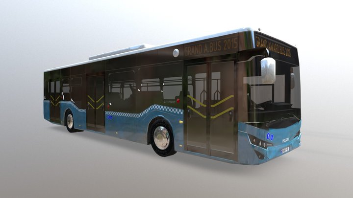 ISUZU Citiport Bus 3D Model