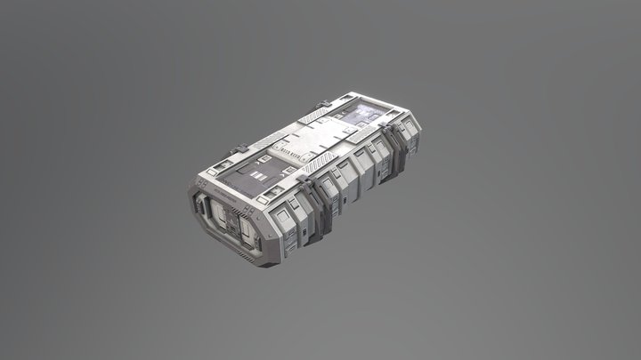 Standarized Cargo Pod - Giant 3D Model