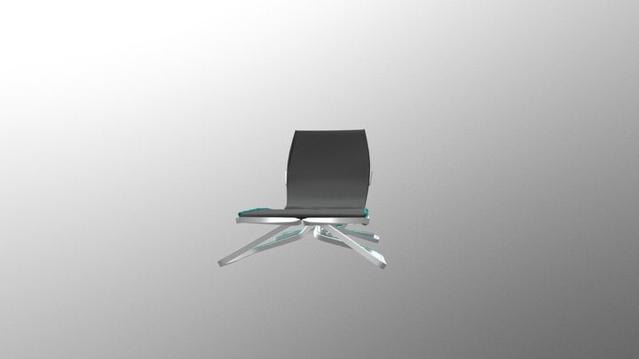 Beach Lounger 3D Model