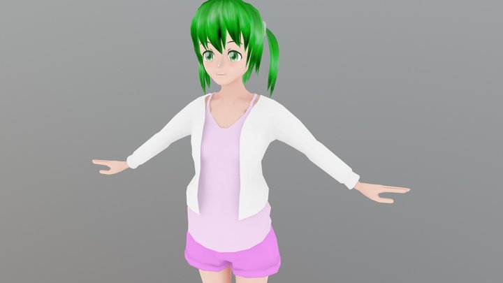 嵩宮こまち(Komachi Takamiya) 3D Model
