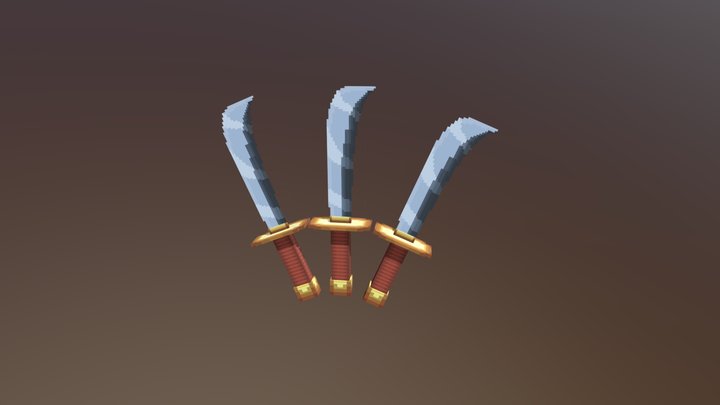 Ножи багги 3D Model