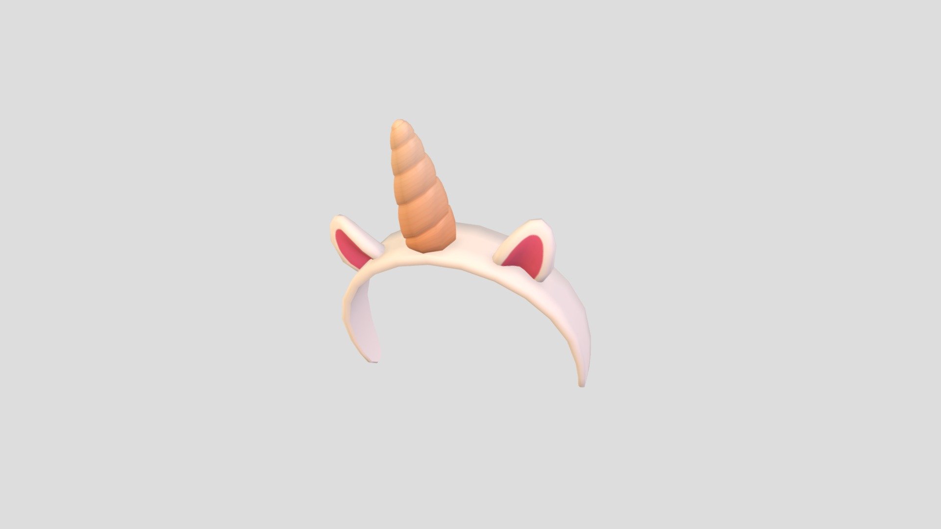 Unicorn Headband Buy Royalty Free 3D model by bariacg [d483592