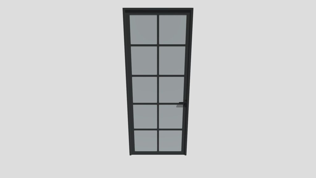 Simple Aluminium Door French Style